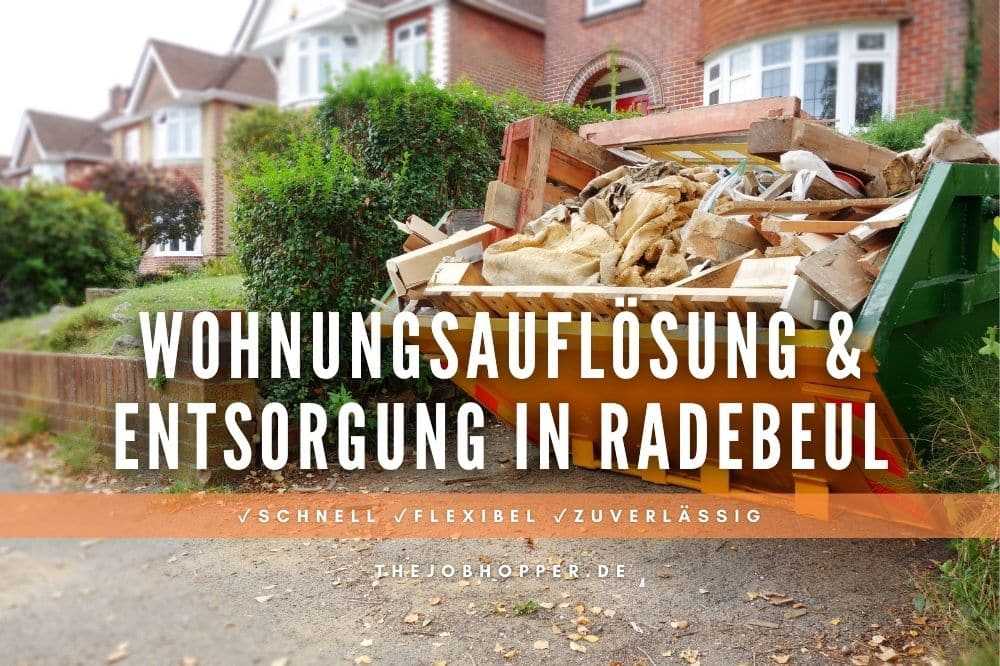 Wohnungsauflösung und Sperrmüll Entsorgung in Radebeul